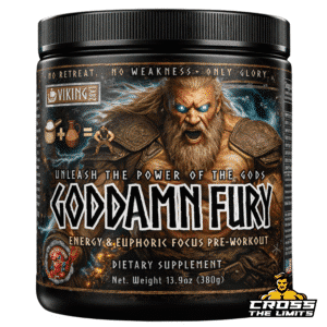 GODDAMN FURY pre workout tub front label