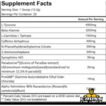 Dark Labs Maniaco Ripped Pre Workout Facts crossthelimits co uk