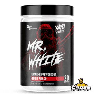 Mr. White YAYO Edition extreme pre-workout supplement container
