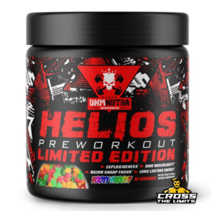 DNM Nutra Helios Limited Edition Pre-Workout 30 servings high stim supplement tub
