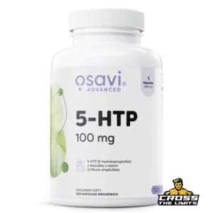Osavi 5-HTP 100 mg vegan capsules bottle with Griffonia simplicifolia extract supporting mood and sleep