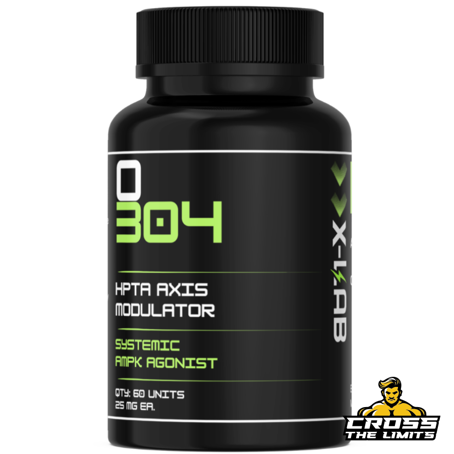X-Lab O-304 AMPK agonist compound 25mg 60 capsules bottle