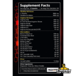 Core Labs NO3 Max PSI full ingredient label citrulline arginine complex
