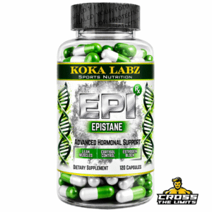 Koka Labz EPI Epistane supplement 60 capsules lean muscle support bottle