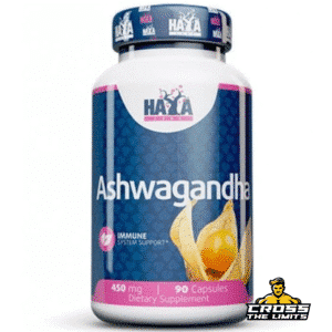 Haya Labs Ashwagandha 450mg capsules bottle