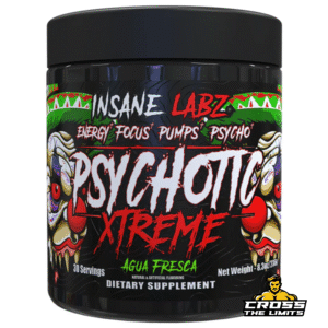 Insane Labz Psychotic Xtreme pre workout tub 30 servings high stimulant formula