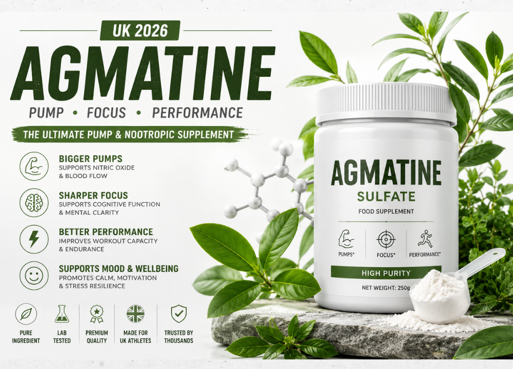 Agmatine UK 2026: The Ultimate Pump & Nootropic Supplement Guide
