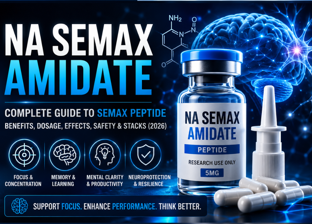 NA Semax Amidate: Semax Benefits, Effects, Dosage & Complete Guide (2026)