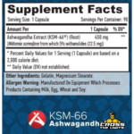 Haya Labs Ashwagandha KSM-66 450mg 90 Capsules premium adaptogen supplement with root extract and 5 percent withanolides