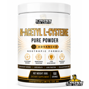 Cross The Limits Nutrition N-Acetyl L-Cysteine (NAC) Pure Powder 100g