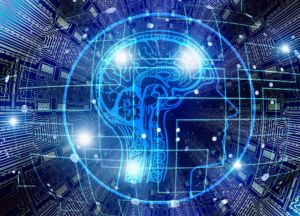 What is F-phenibut Digital illustration of the human brain with neural pathways and artificial intelligence concept representing cognitive enhancement, nootropics, memory, focus, and brain performance.