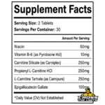 Blackstone Labs Carnitrim 60 Tablets with Carnipure, Carniplex, Propionyl L-Carnitine and EGCG for cutting and body recomposition