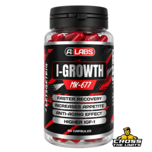 A-Labs I-Growth MK-677 Ibutamoren 10mg 60 capsules advanced single-compound formula for recovery appetite support and physique-focused training