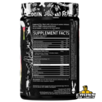 After Dark Supplements Inhuman Face Melter LTD Pre Workout Supplement Facts with caffeine matrix Beta Alanine Choline Tyrosine ALCAR and Huperzine A
