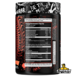 After Dark Supplements Inhuman Mentis Pre Workout Supplement Facts with 7g Citrulline 4g Beta Alanine 2g Tyrosine ALCAR and 175mg caffeine