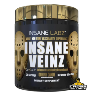 Insane Labz Insane Veinz Gold Pre Workout stimulant free pump and vascularity supplement 30 servings