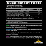 Insane Labz Insane Veinz Gold Pre Workout Supplement Facts with HydroMax Glycerol Nitrosigine Betaine and OxyGold