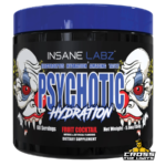 Insane Labz Psychotic Hydration electrolyte powder for workout hydration and electrolyte support 60 servings