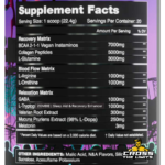 Kilo Labs Zombie Sleep Aid Supplement Facts with BCAA Collagen Glutamine GABA L-Tryptophan Valerian and 3mg Melatonin