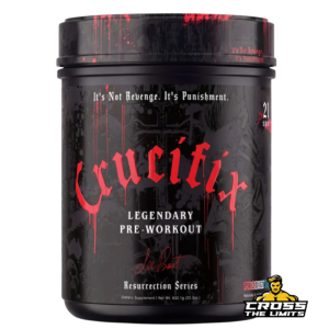 NutriFitt Crucifix Pre Workout high stim performance formula for energy focus strength and muscle pumps