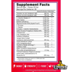Omni Energy Pre Workout Supplement Facts with Citrulline Malate, Beta Alanine, Betaine, HydroPrime Glycerol, L-Tyrosine and multi-source caffeine