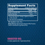 Haya Labs High Potency Vitamin C 1000mg with Rose Hips Supplement Facts
