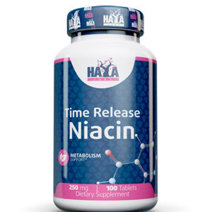 Haya Labs Niacin Time Release 250mg – 100 Tabs