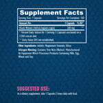 Haya Labs Black Walnut Hulls 500mg Supplement Facts