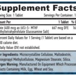 Haya Labs Methyl Folate 400mcg Supplement Facts