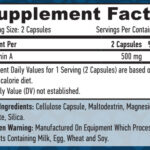 Haya Labs Urolithin A 250mg Supplement Facts