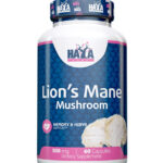 Haya Labs Lion’s Mane Mushroom 500mg 60 Caps functional mushroom nootropic