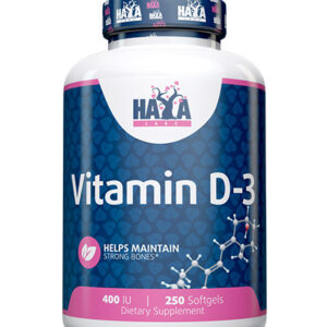 Haya Labs Vitamin D3 400 IU – 250 Softgels