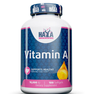 Haya Labs Vitamin A 10000 IU – 100 Softgels
