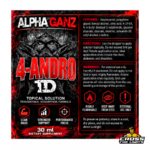 Alpha Gainz 4-Andro TD transdermal formula with 150mg 4-DHEA per ml