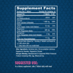 Haya Labs Calcium Magnesium & Zinc with Vitamin D Supplement Facts