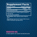 Haya Labs MSM 500mg Supplement Facts