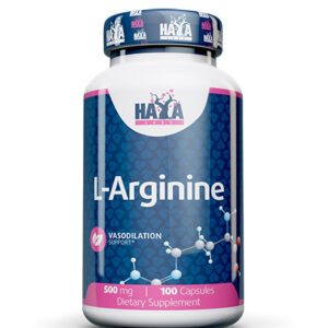 Haya Labs L-Arginine 500mg 100 Caps amino acid / no booster