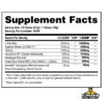 Apollon Nutrition Bloodsport supplement facts with 10g L-Citrulline Arginine Nitrate and VasoDrive AP