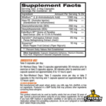 Competitive Edge Labs Lipo Vantage Supplement Facts with MitoBurn Hops SEA OEA CaloriBurn AstraGin and BioPerine