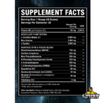 Viking Labz Godkiller Supplement Facts with Citrulline 400mg Caffeine 2-Aminoisoheptane DMBA Noopept and Yohimbine