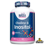 Haya Labs Choline and Inositol 500mg nervous system and cognitive support 100 vegetable capsules