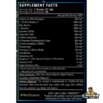 OXYSTIM GEN II Supplement Facts with DMHA caffeine Citrulline Malate Beta-Alanine Yohimbine and Alpha Yohimbine