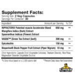 Muscle Addiction MusclePlex 60 capsules RIPFACTOR VASO6 Epicatechin supplement facts