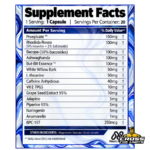 Neuro Amps RRR Supplement Facts with Rhodiola Bacopa Ashwagandha L-Theanine Anamorelin and BPC-157