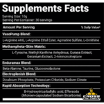 Phoenix Labs Crack Supplement Facts with Geranium Extract 2-Aminoisoheptane pump endurance and stimulant blends