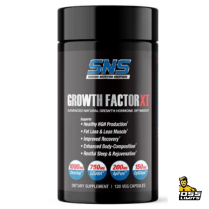 SNS Growth Factor XT natural HGH recovery and body composition support 120 vegetable capsules
