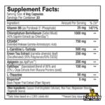 SNS Growth Factor XT Supplement Facts with ChloroSap EZGABA L-Carnitine ApiPure OptiDopa and Green Tea Extract