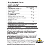 SNS Phosphatidic Acid XT Supplement Facts with 1500mg Mediator 50P Phosphatidic Acid, Apigenin, Senactiv and AstraGin