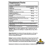 SNS Pepti-Plex Supplement Facts with 2400mg PeptiStrong 300mg VasoFlo+ ApiPure Senactiv AstraGin and BioPerine