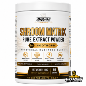 Cross The Limits Shroom Matrix – 10:1 Functional Mushroom Nootropic Powder